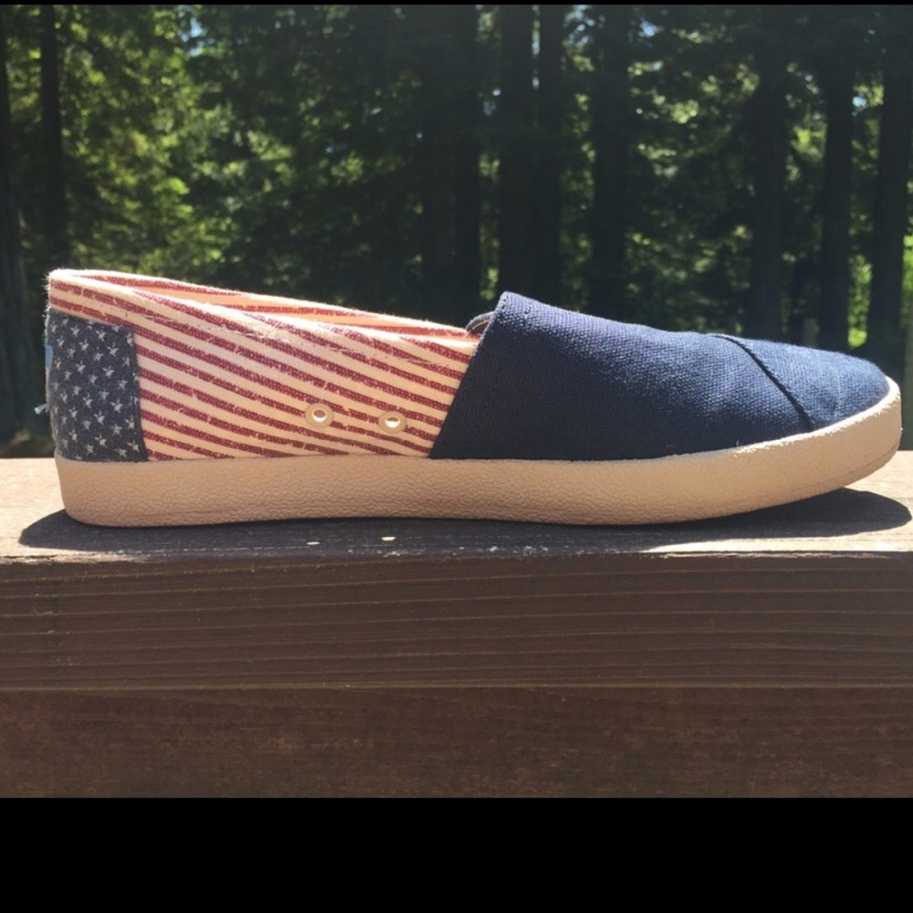 TOMS Patriotic Shoes.   Very cute!!!  Hardly worn